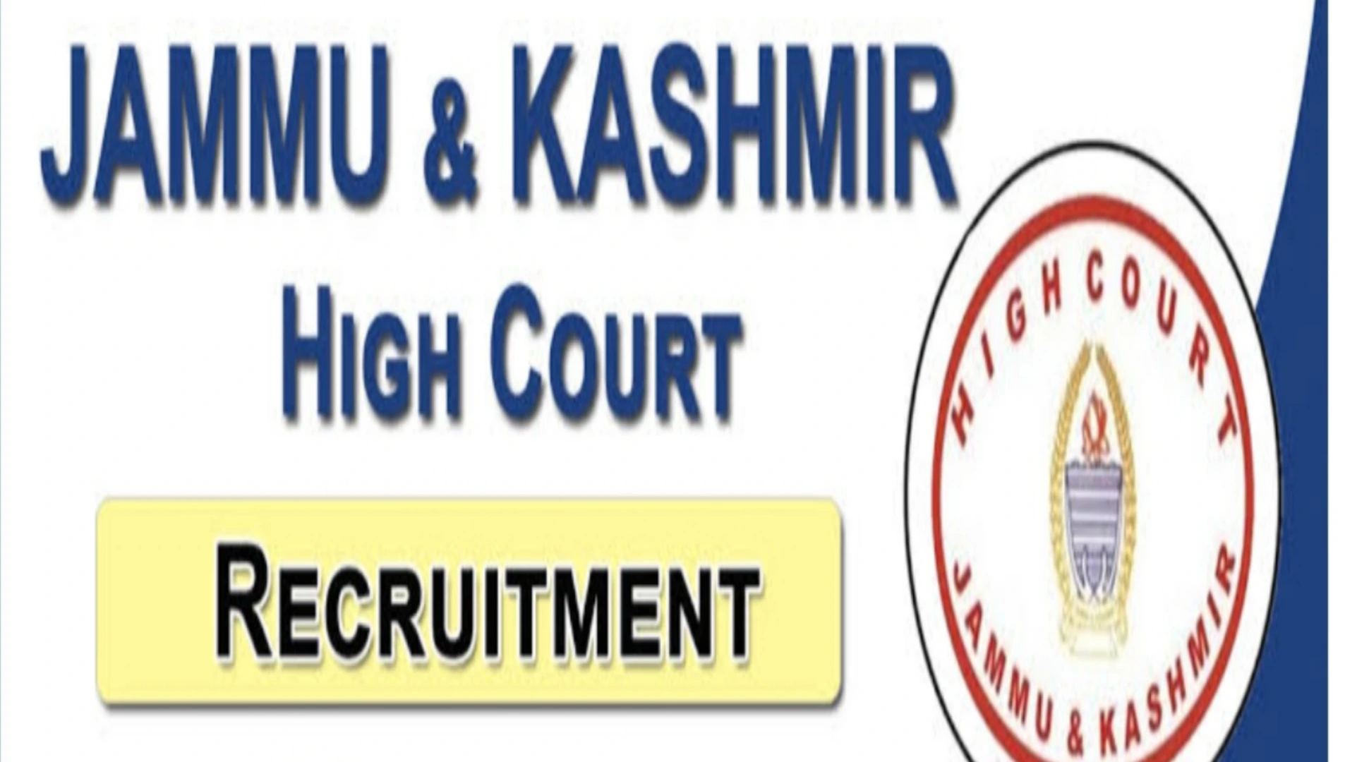 J&K High Court Recruitment 2023